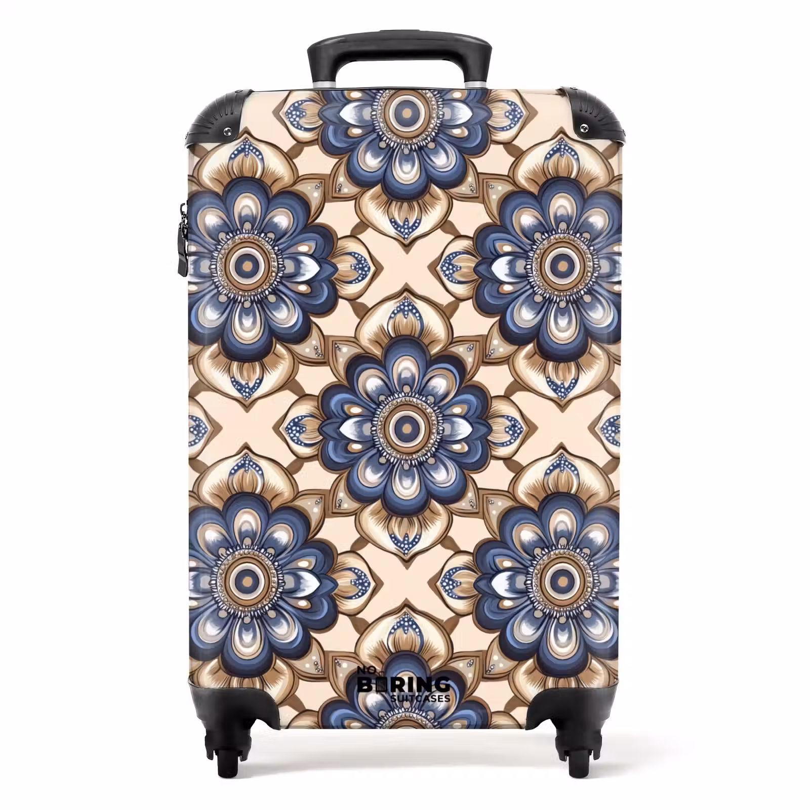Koffer - Floraal - Ornament - Blauw — 1