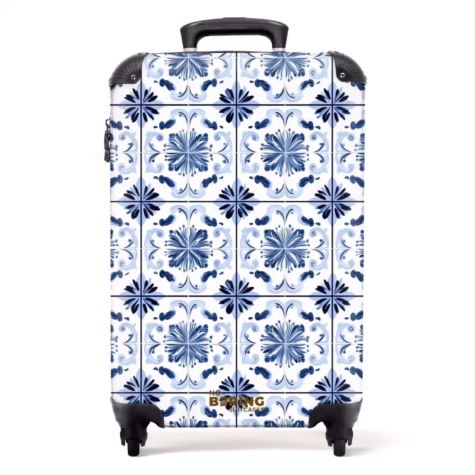 Koffer - Patroon - Tegel - Blauw — 1
