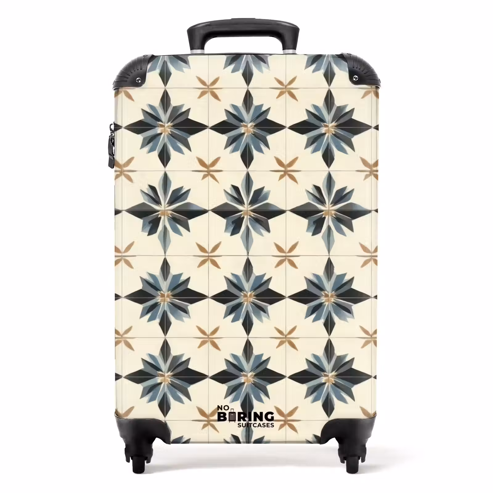 Koffer - Sierlijk - Ornament - Blauw — 1
