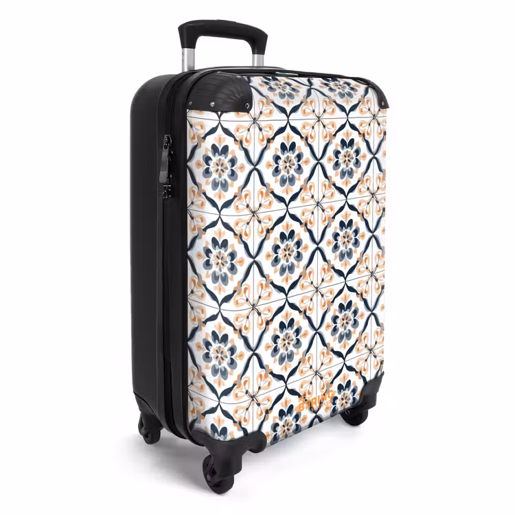 Koffer - Bladvorm - Patroon - Kleurrijk — 4