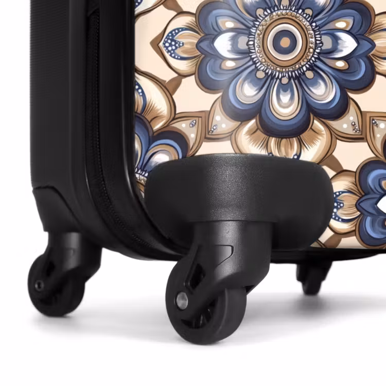 Koffer - Floraal - Ornament - Blauw — 6