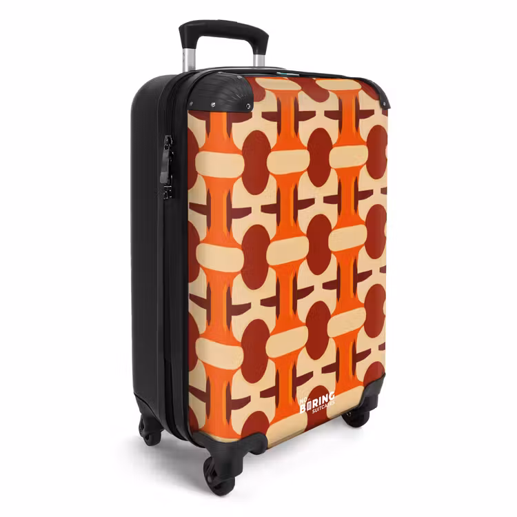 Koffer - Geometrisch - Retro - Oranje — 4