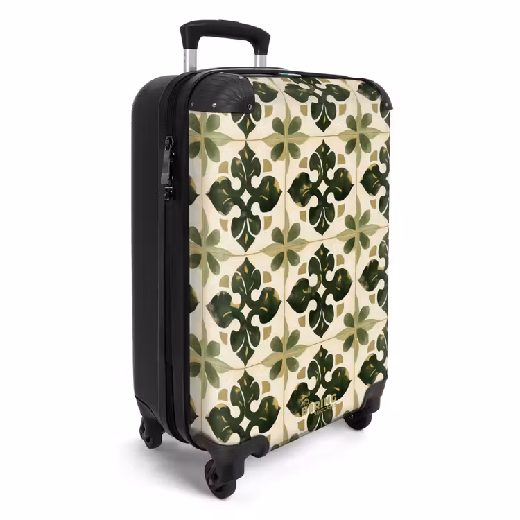 Koffer - Patroon - Tegel - Groen — 4