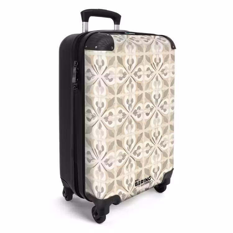 Koffer - Tegel - Motief - Beige — 4