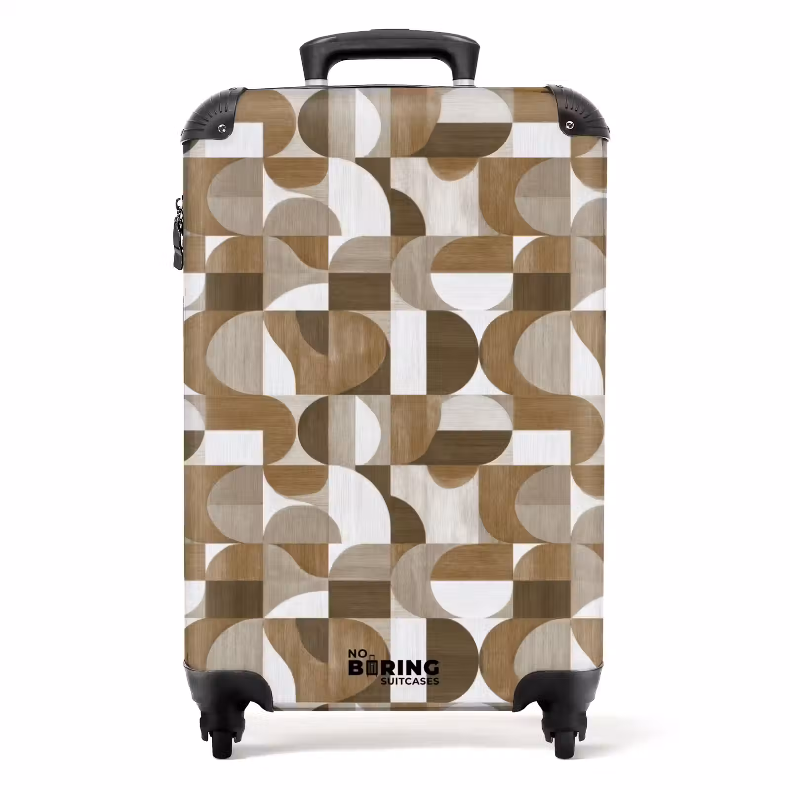 Koffer - Abstract - Retro - Bruin — 1