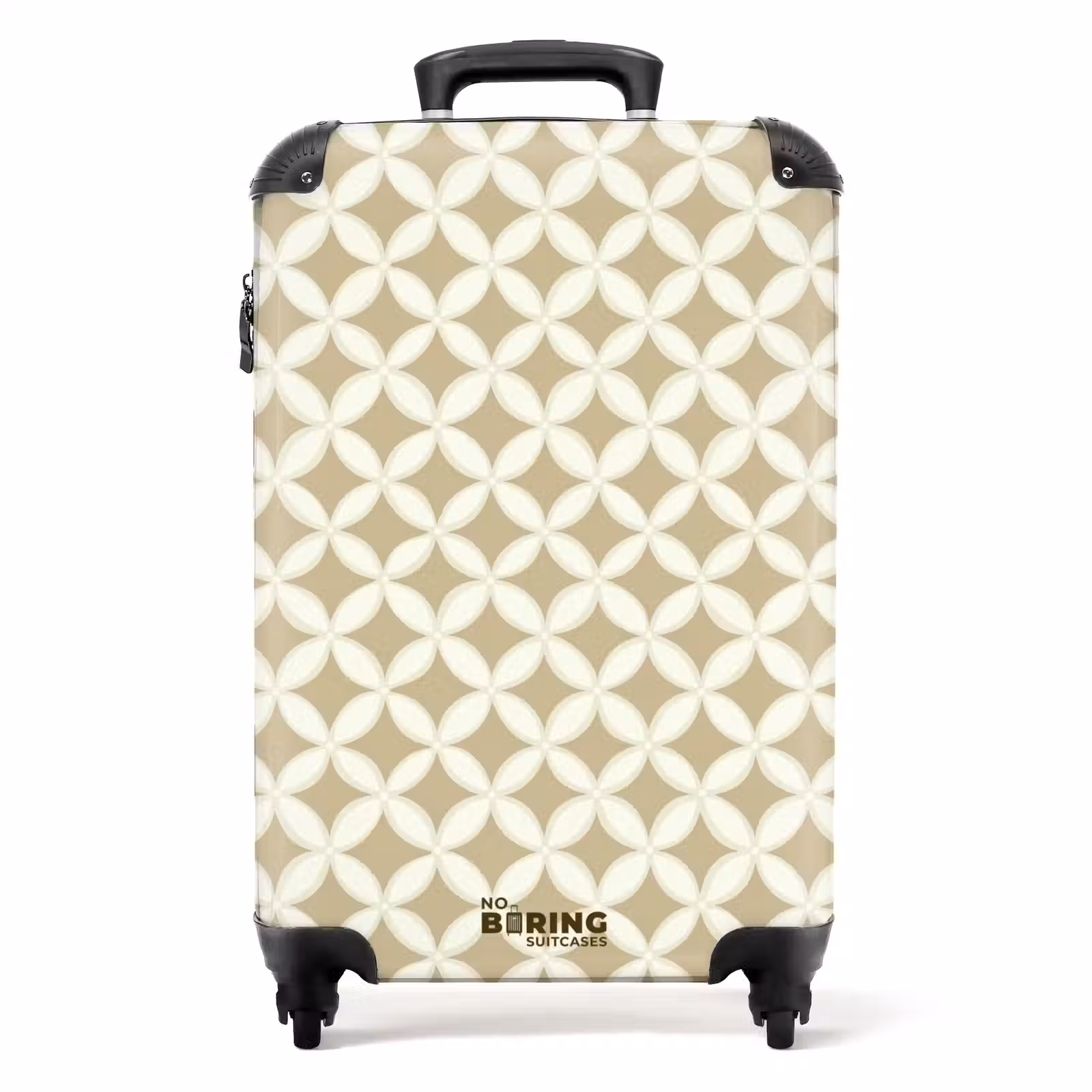 Koffer - Symmetrisch - Motief - Beige — 1