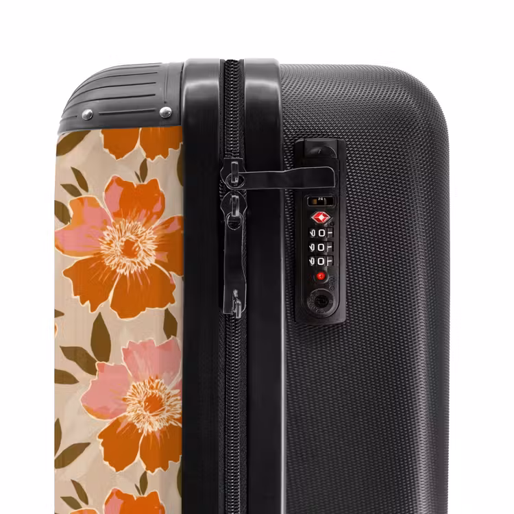 Koffer - Bloemen - Motief - Retro — 5