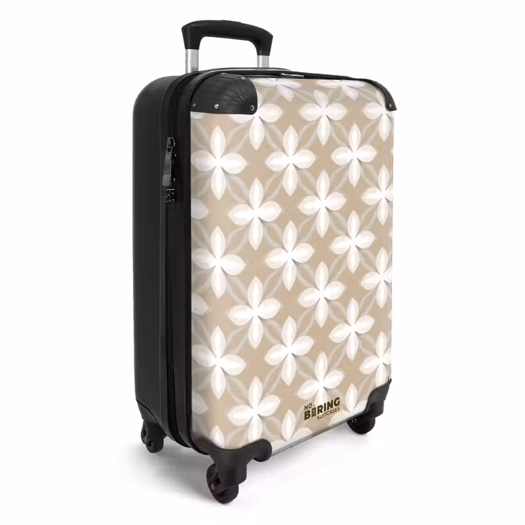 Koffer - Patroon - Symmetrisch - Beige — 4