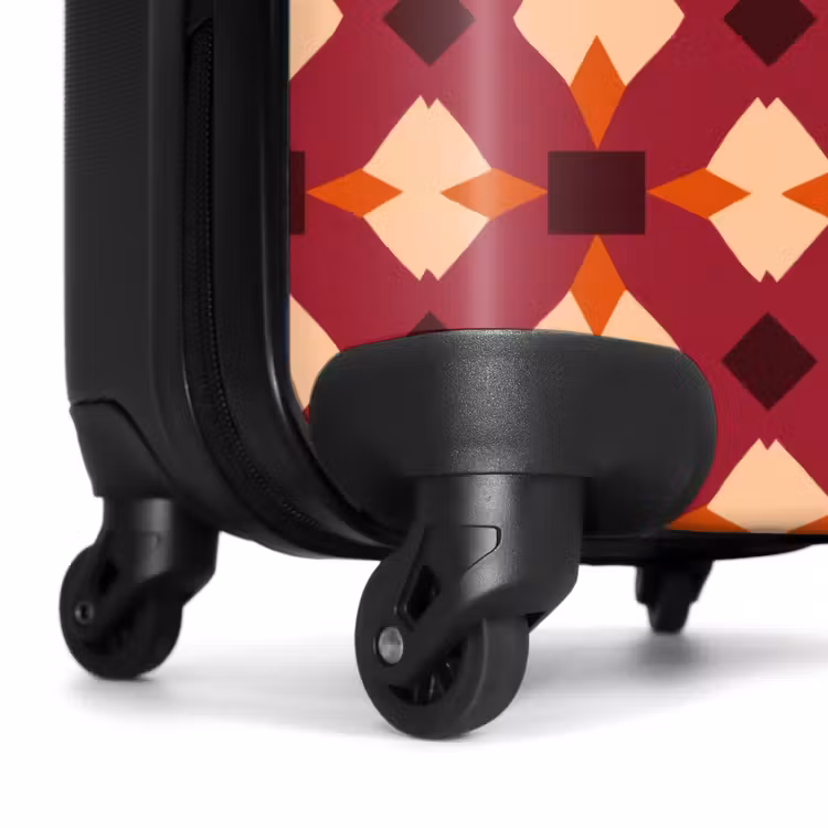 Koffer - Retro - Patroon - Kleurrijk — 6