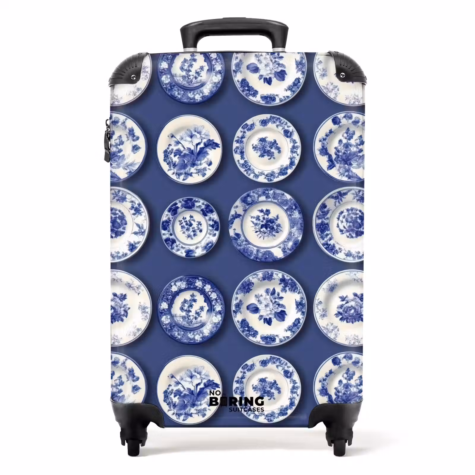 Koffer - Borden - Floraal - Blauw — 1