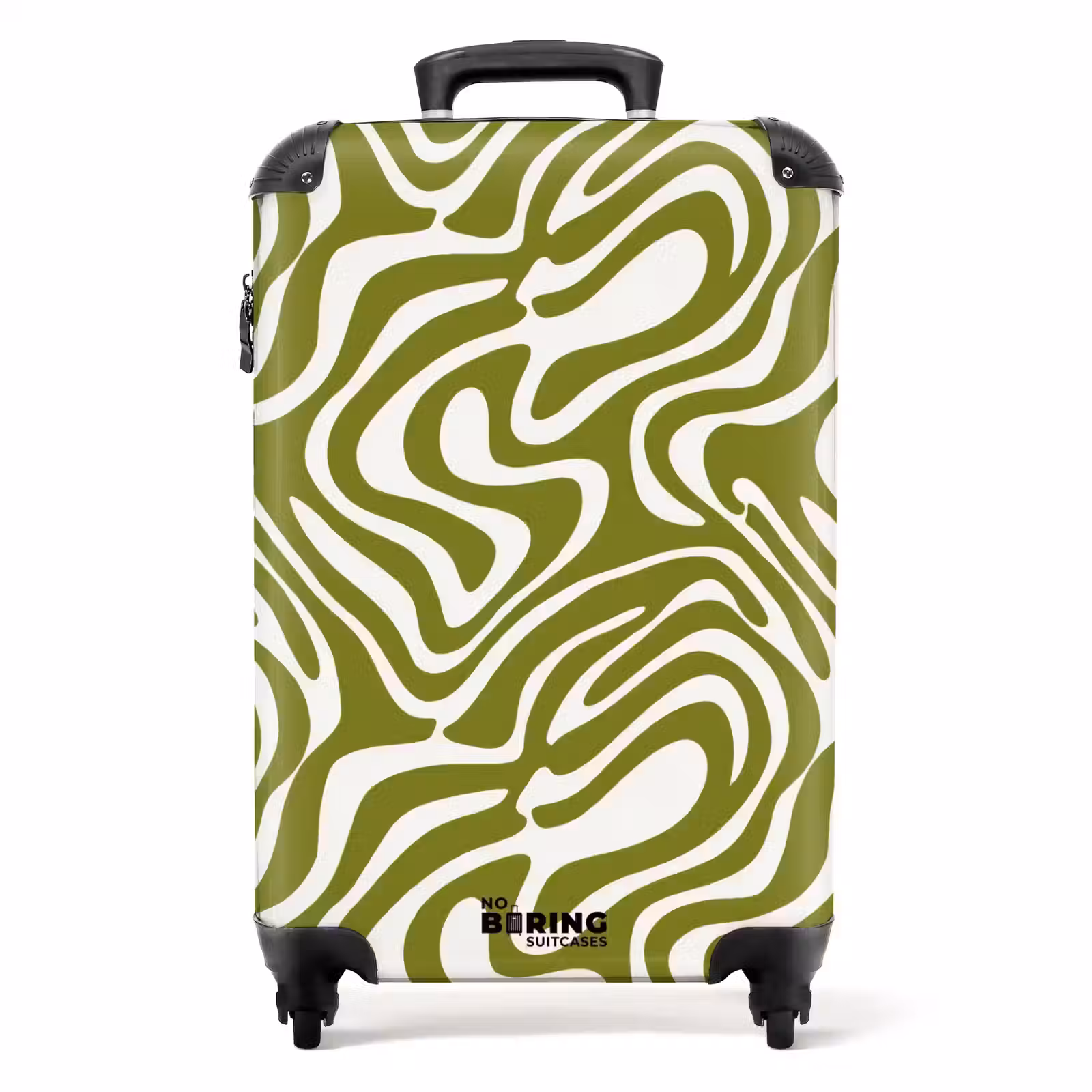 Koffer - Lijnpatroon - Groen - Organisch — 1