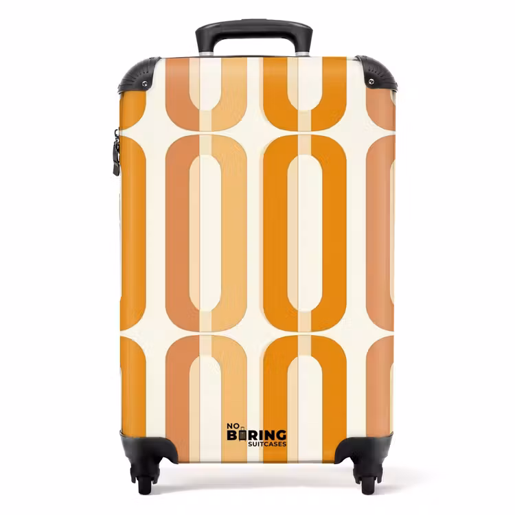 Koffer - U-vorm - Retro - Oranje — 1