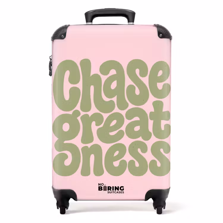 Koffer - Chase greatness - Groen - Roze - Retro — 1