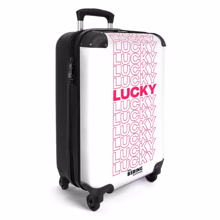 Koffer - Lucky - Roze - Patroon — 4