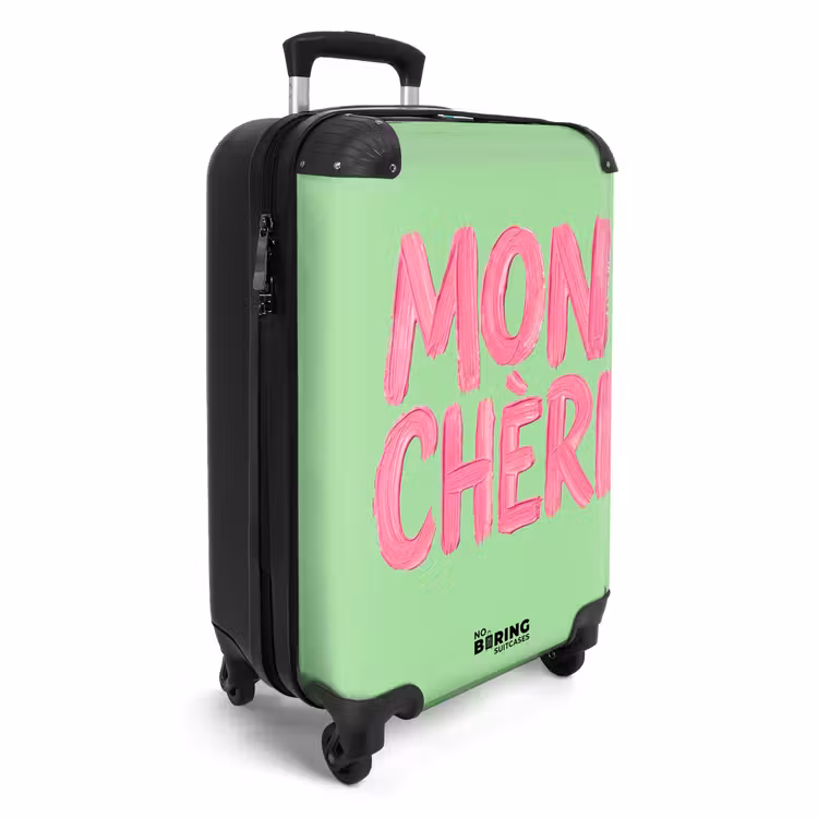 Koffer - Mon cheri - Groen - Roze — 4