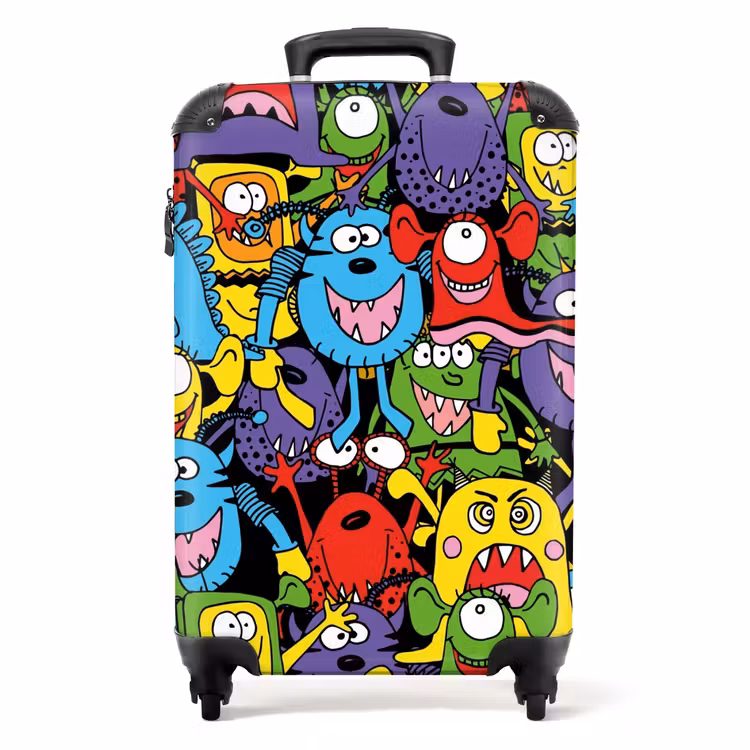 Koffer - Monsters met Felle Kleuren — 1