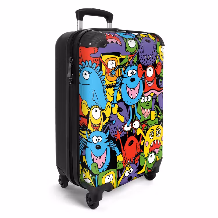 Koffer - Monsters met Felle Kleuren — 4