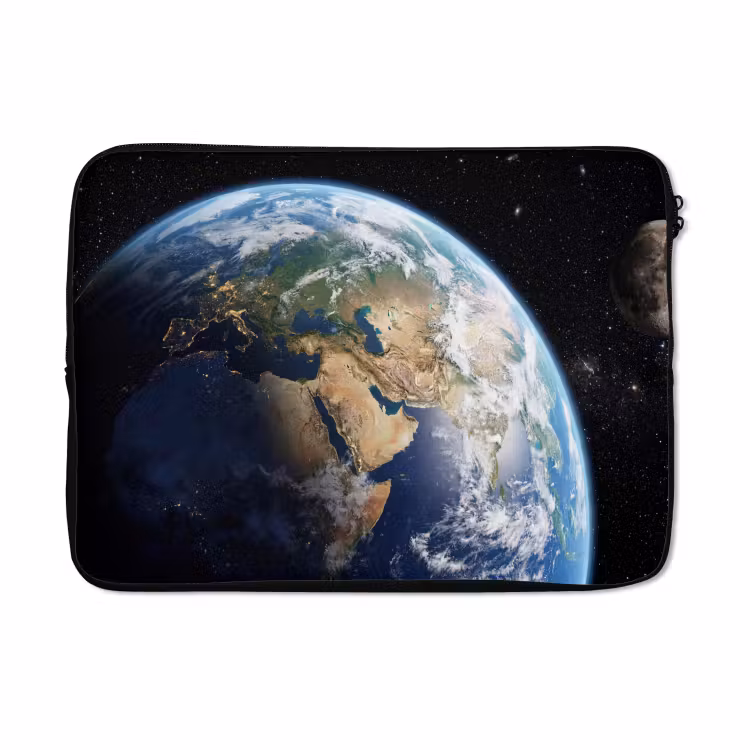 Laptophoes - Aarde - Ruimte - Blauw - Groen — 5