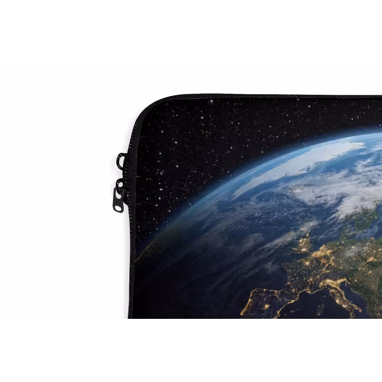 Laptophoes - Aarde - Ruimte - Blauw - Groen — 6