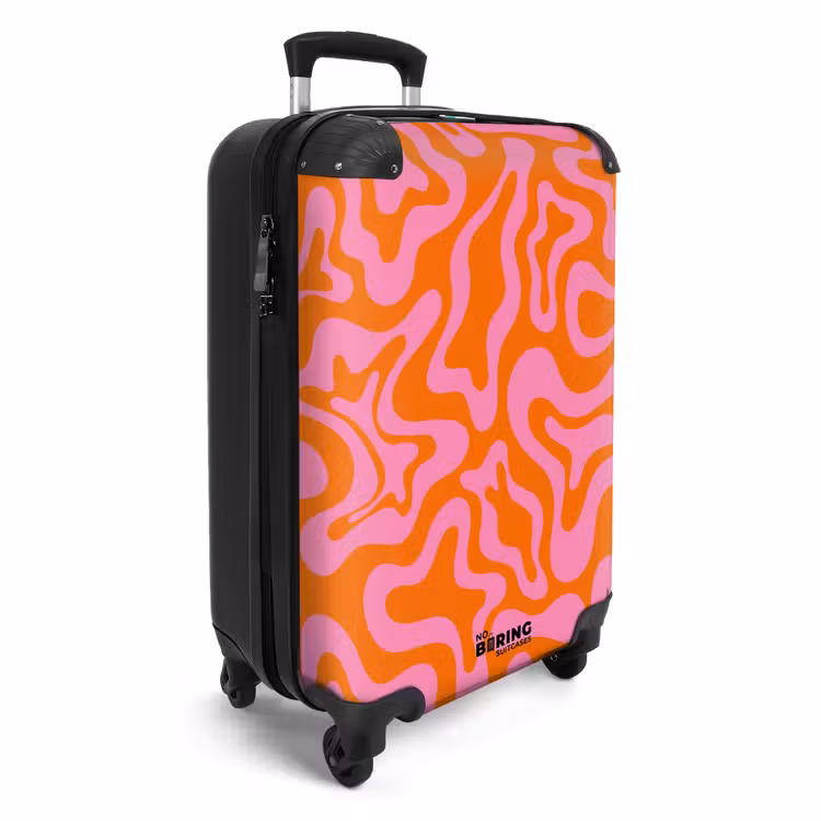 Koffer - Abstract - Organisch Roze/Oranje — 4
