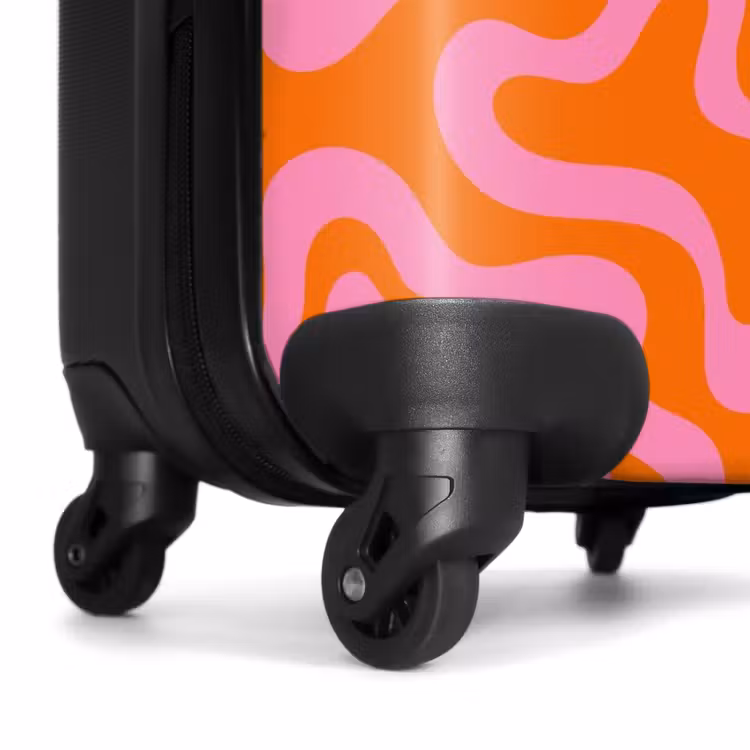 Koffer - Abstract - Organisch Roze/Oranje — 6