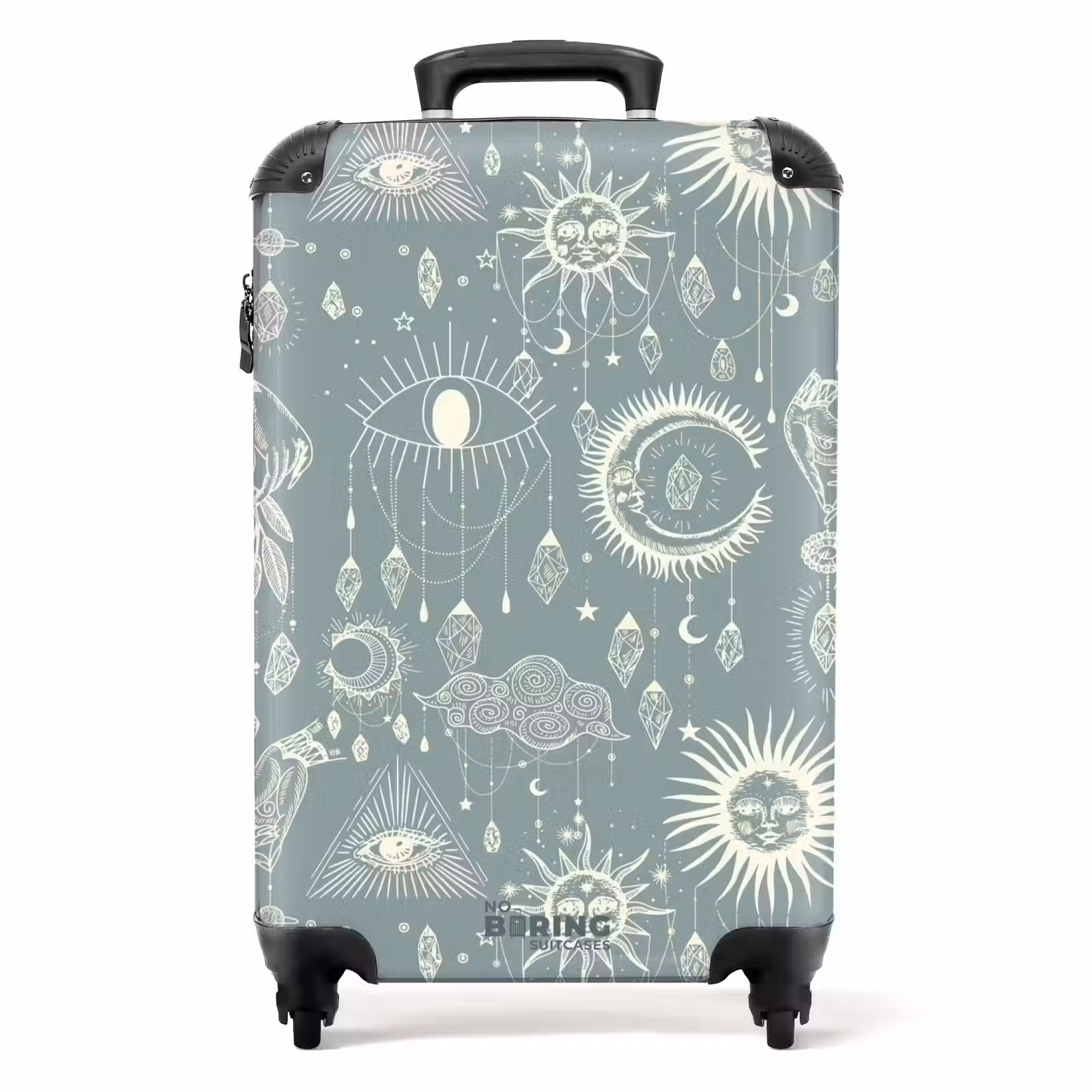 Koffer - Boho - Blauw hemelpatroon — 1