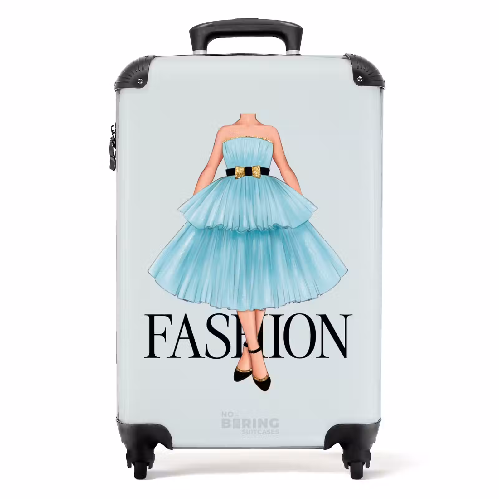 Koffer - Fashion - Blauwe jurk — 1
