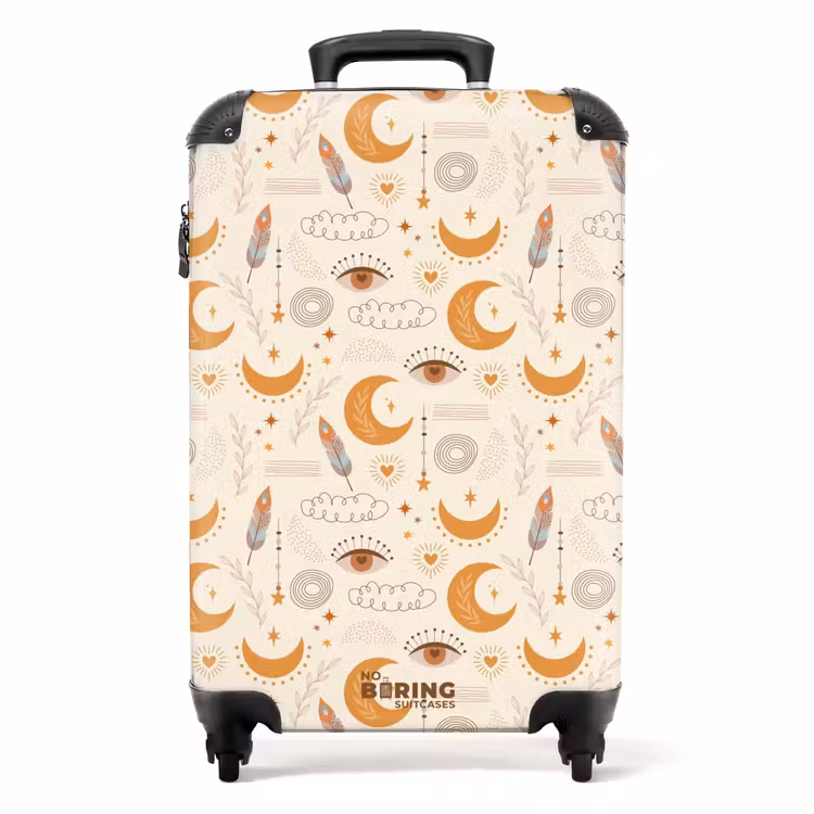 Koffer - Boho - Maanpatroon — 1