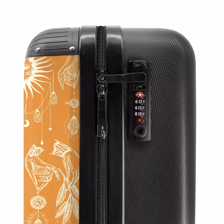 Koffer - Boho - Oranje hemelpatroon — 5