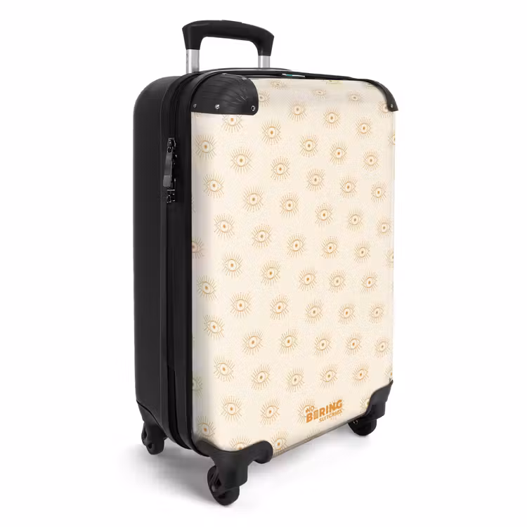 Koffer - Boho - Zandkleur patroon — 4