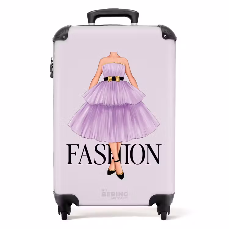Koffer - Fashion - Paarse jurk — 1