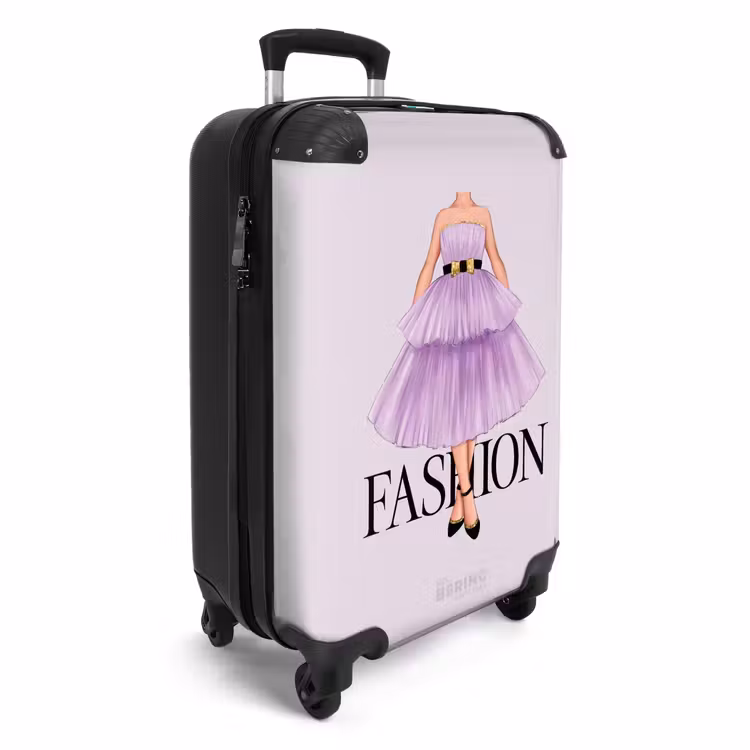 Koffer - Fashion - Paarse jurk — 4