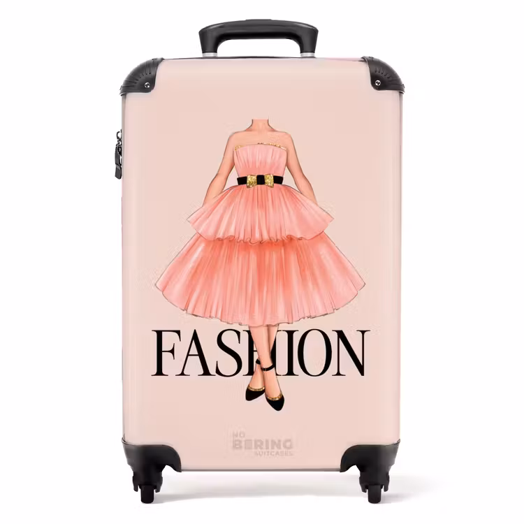Koffer - Fashion - Perzikkleurige Jurk — 1
