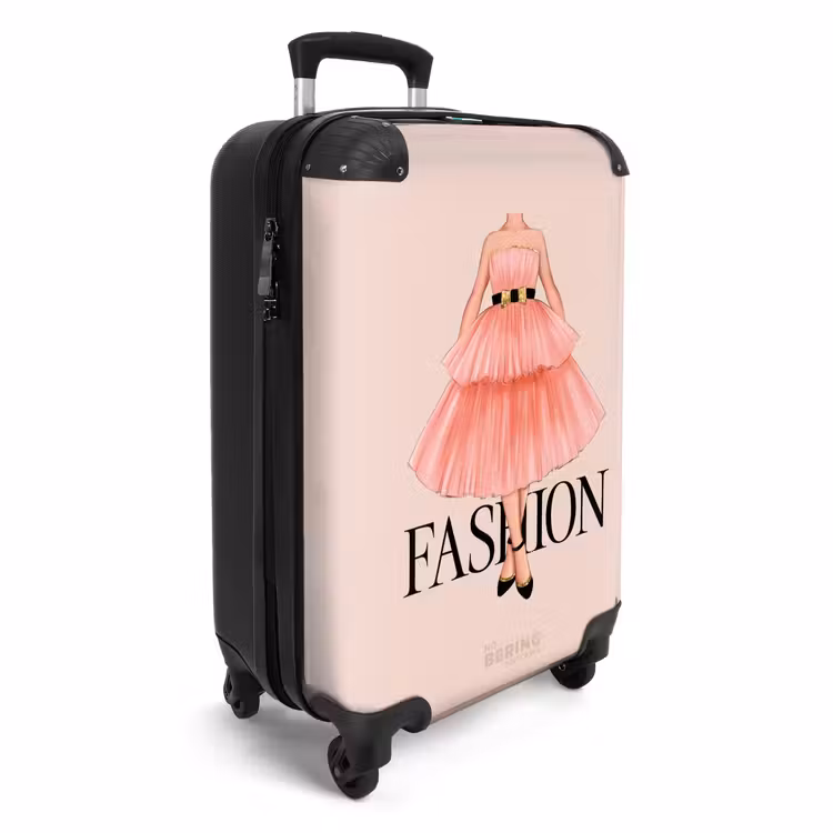Koffer - Fashion - Perzikkleurige Jurk — 4