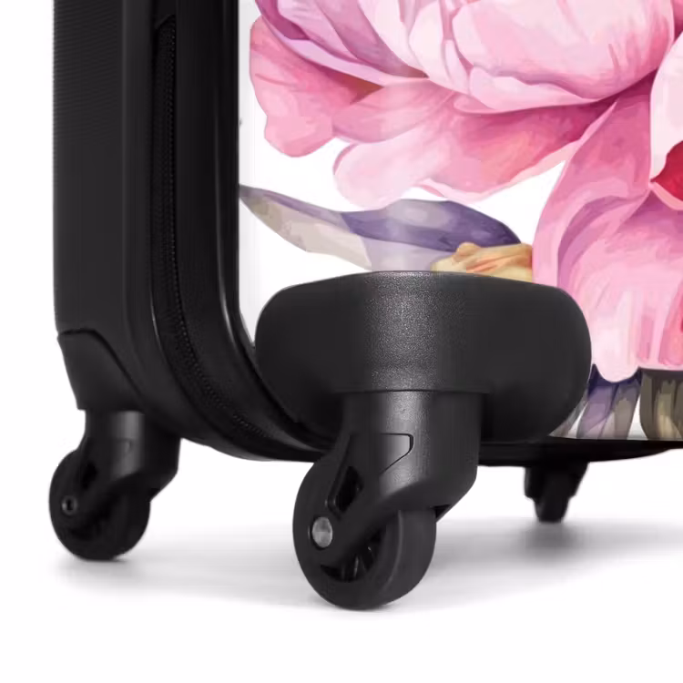 Koffer - Vintage bloemen - Pioenrozen — 6