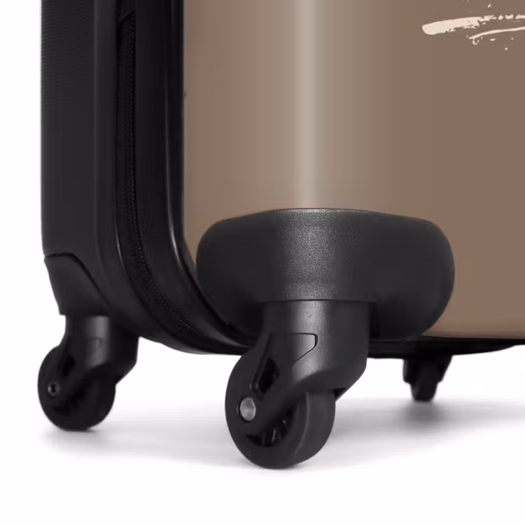 Koffer - Palmbomen - Palmboom op taupe bruine achtergrond — 6