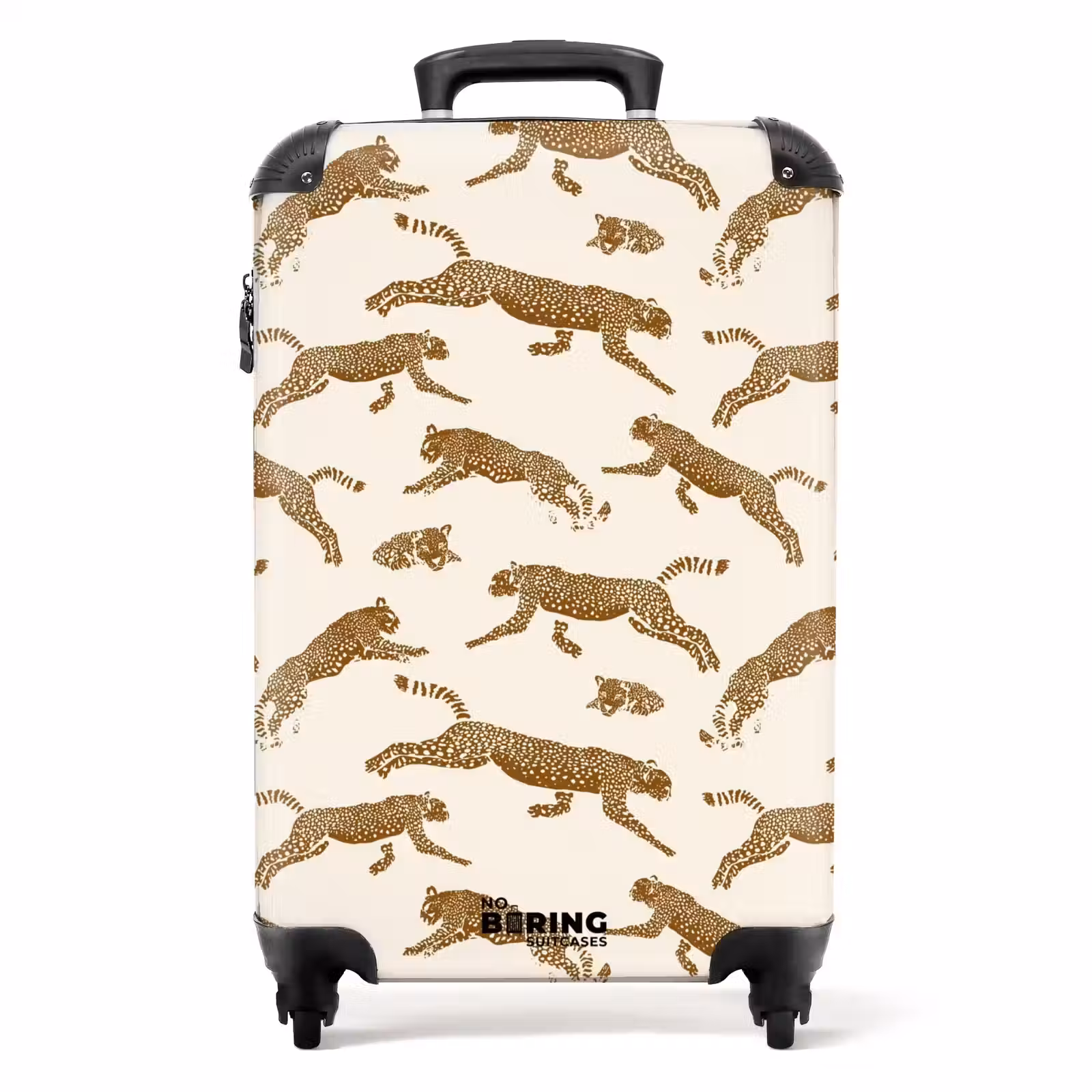 Koffer - Patronen - Luipaardenpatroon op beige — 1