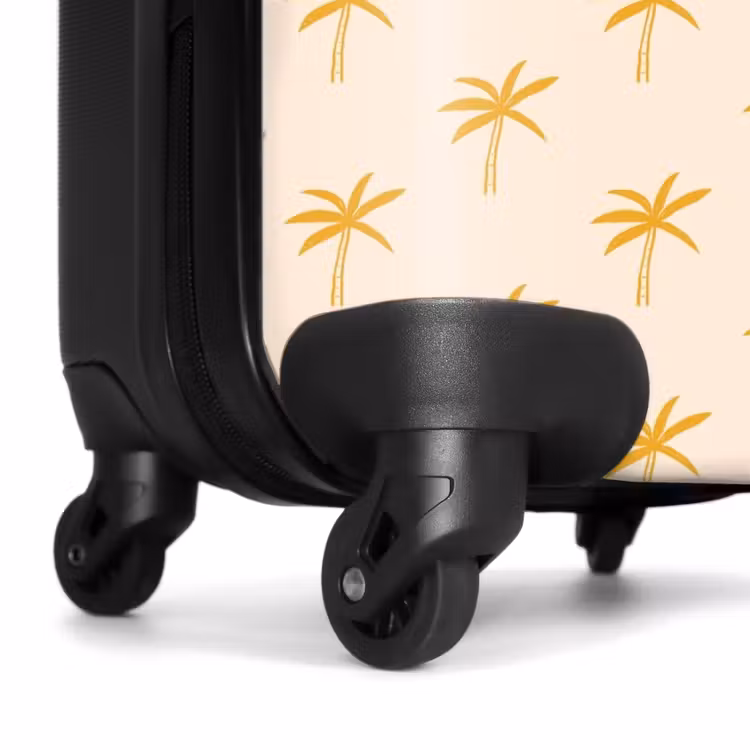Koffer - Patronen - Gele palmbomen in minimalistisch patroon — 6
