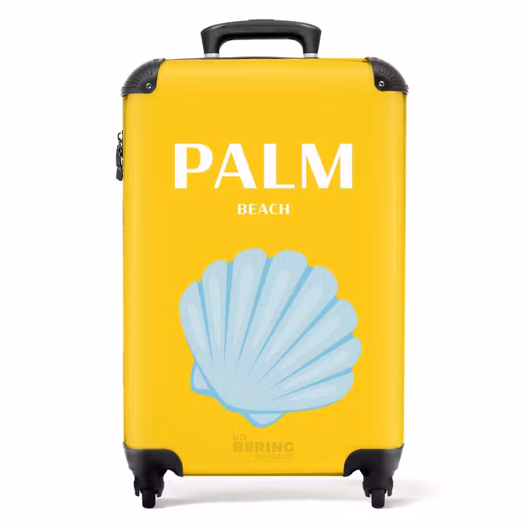 Koffer - Summer destinations - Palm beach geel — 1