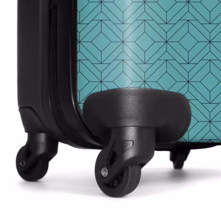 Koffer - Patronen - Geometrisch patroon op blauw — 6