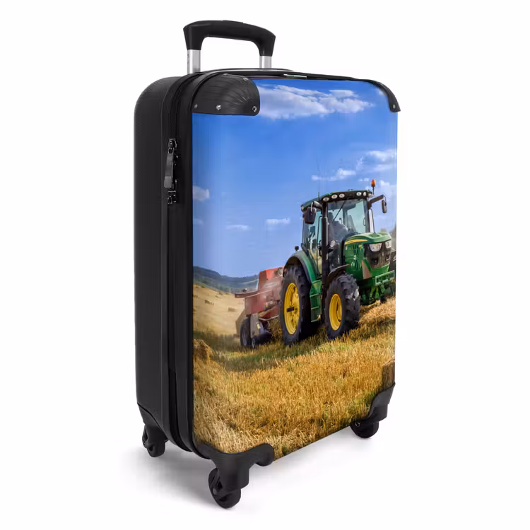 Koffer - Trekker - Boerderij - Hooi - Akker - Zon - Platteland — 4