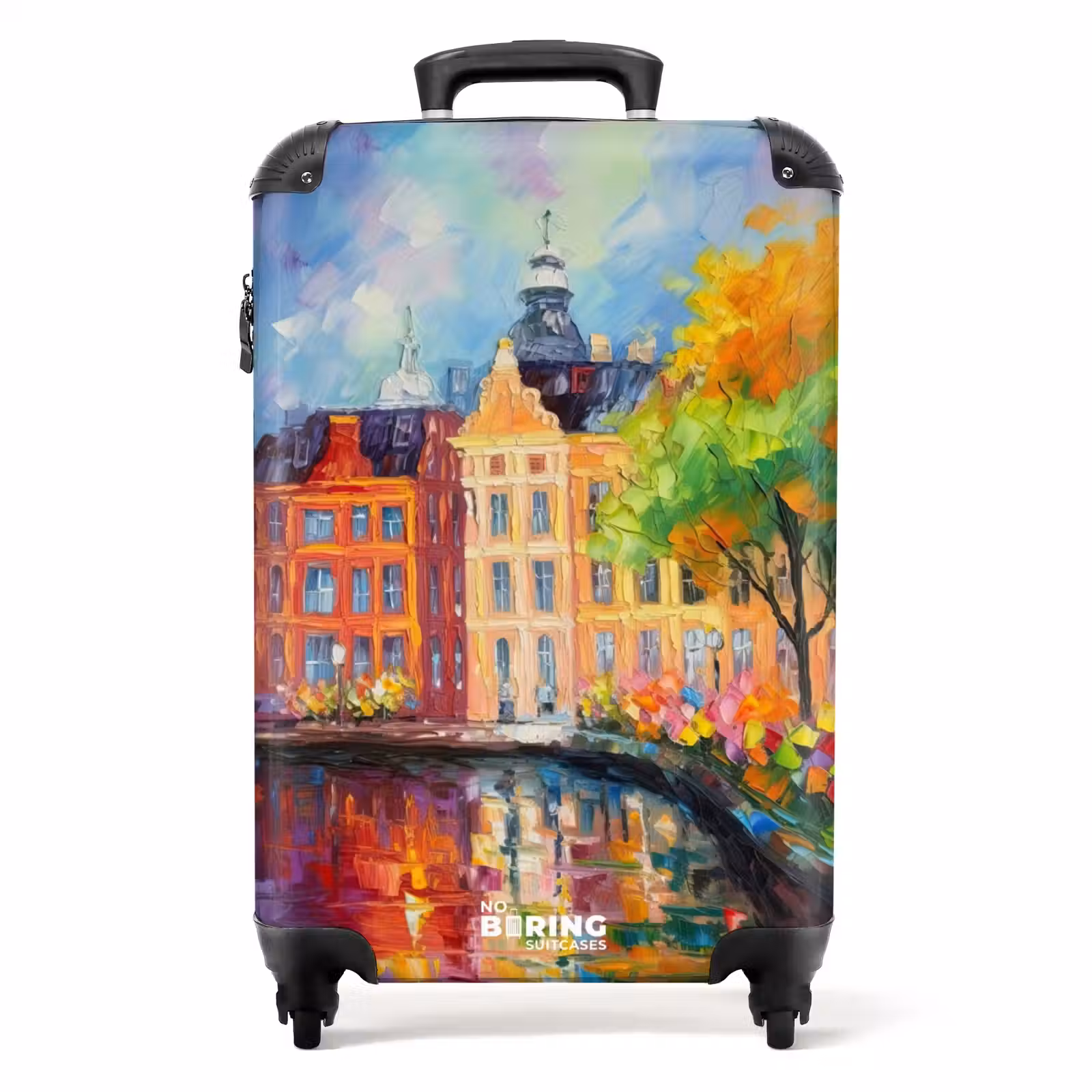 Koffer - Olieverf - Amsterdam - Kunst - Kleurrijk — 1