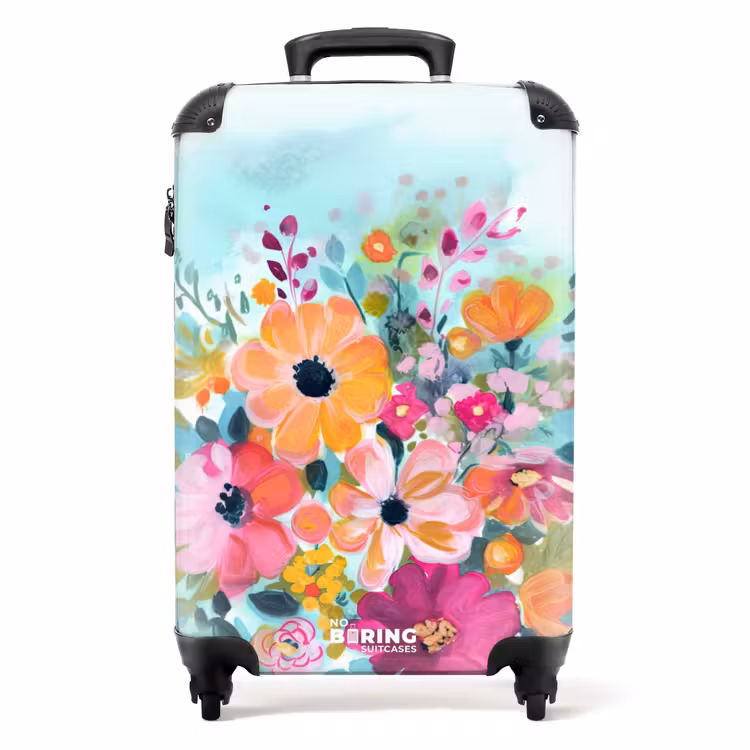 Koffer - Bloemen - Kleuren - Boeket - Natuur — 1