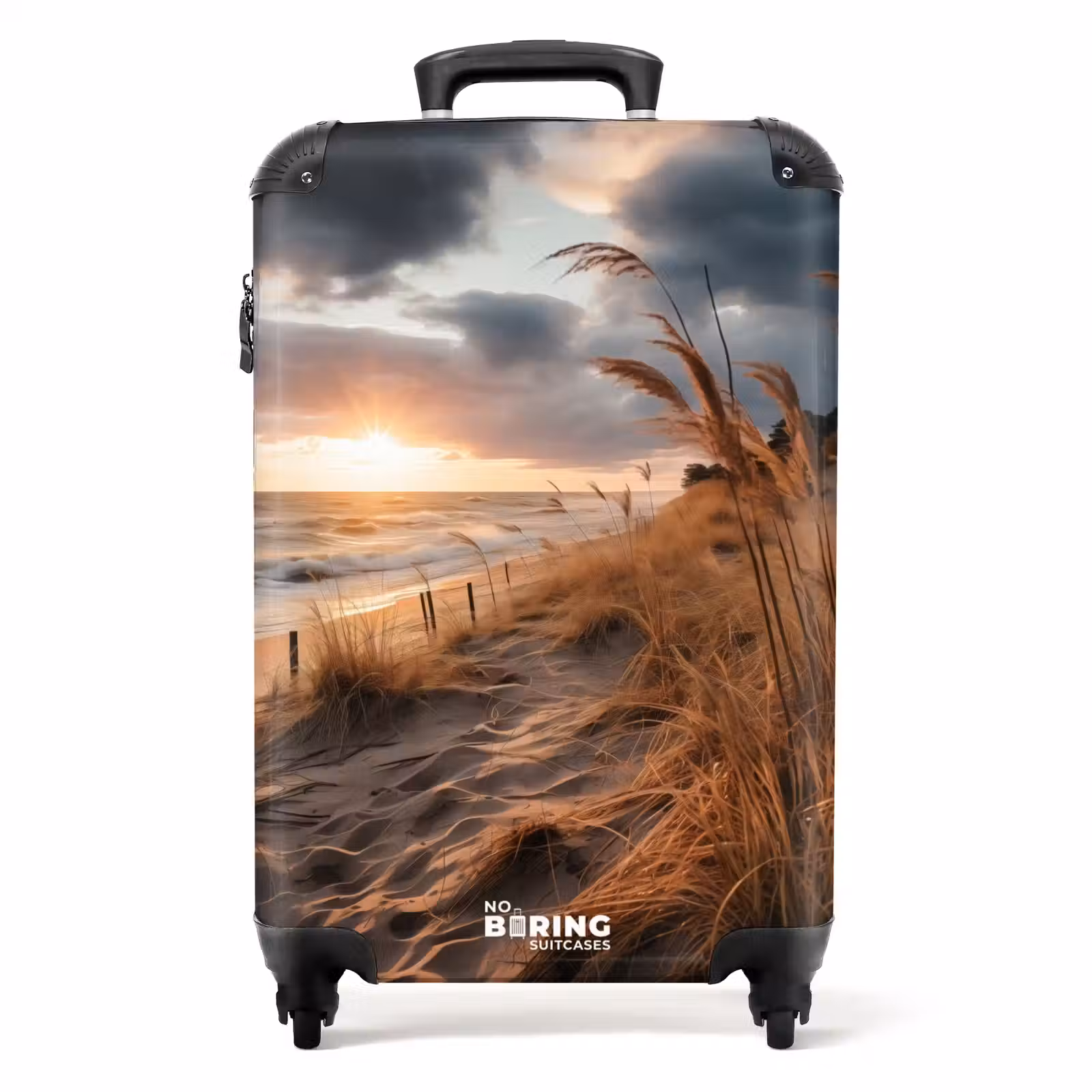 Koffer - Strand bij zonsondergang — 1