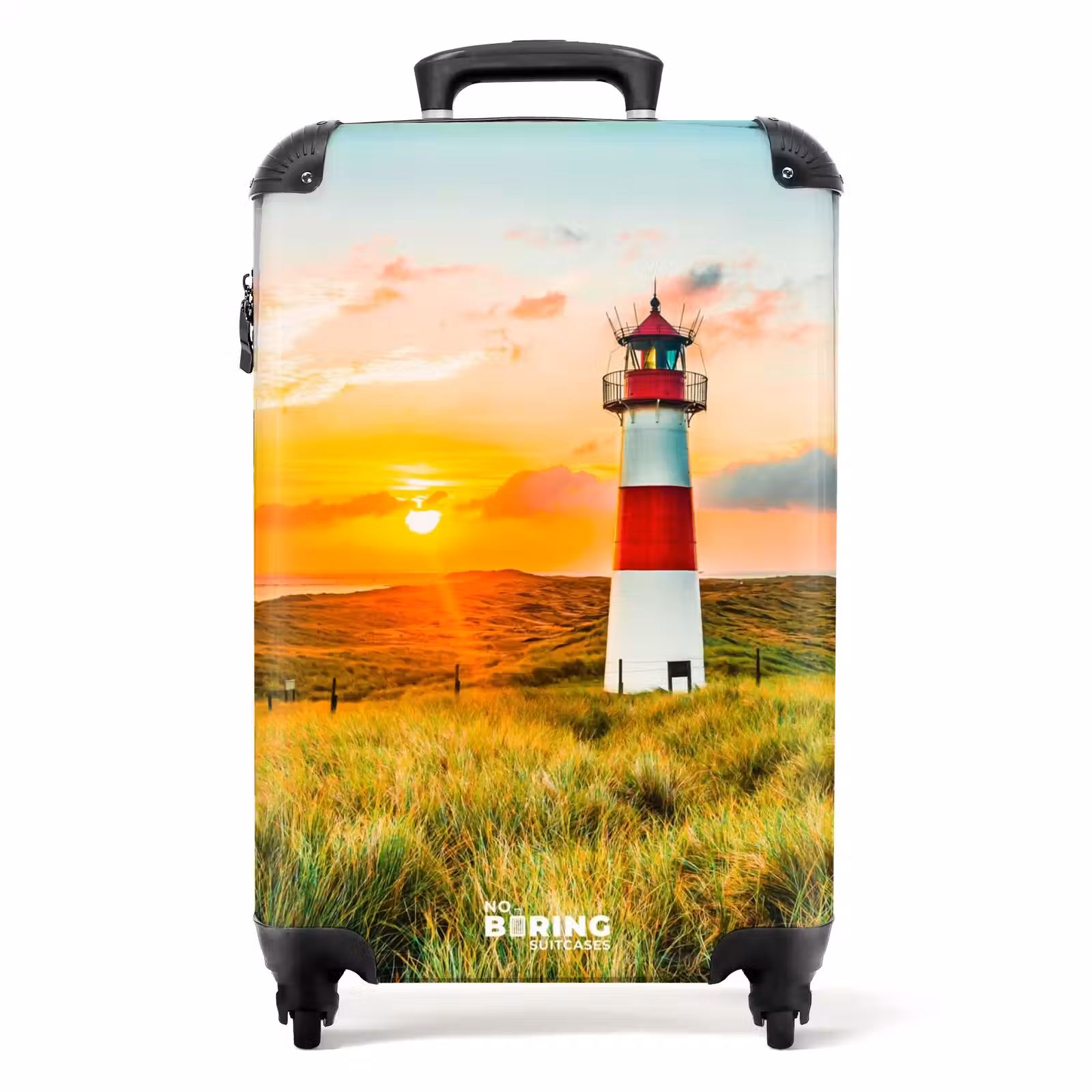 Koffer - Vuurtoren bij zonsondergang — 1