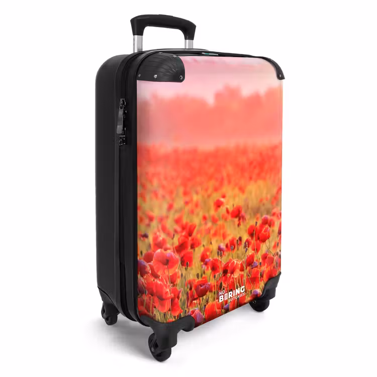 Koffer - Klaprozen bij zonsondergang — 4
