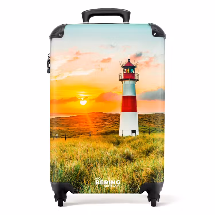 Koffer - Vuurtoren bij zonsondergang — 1