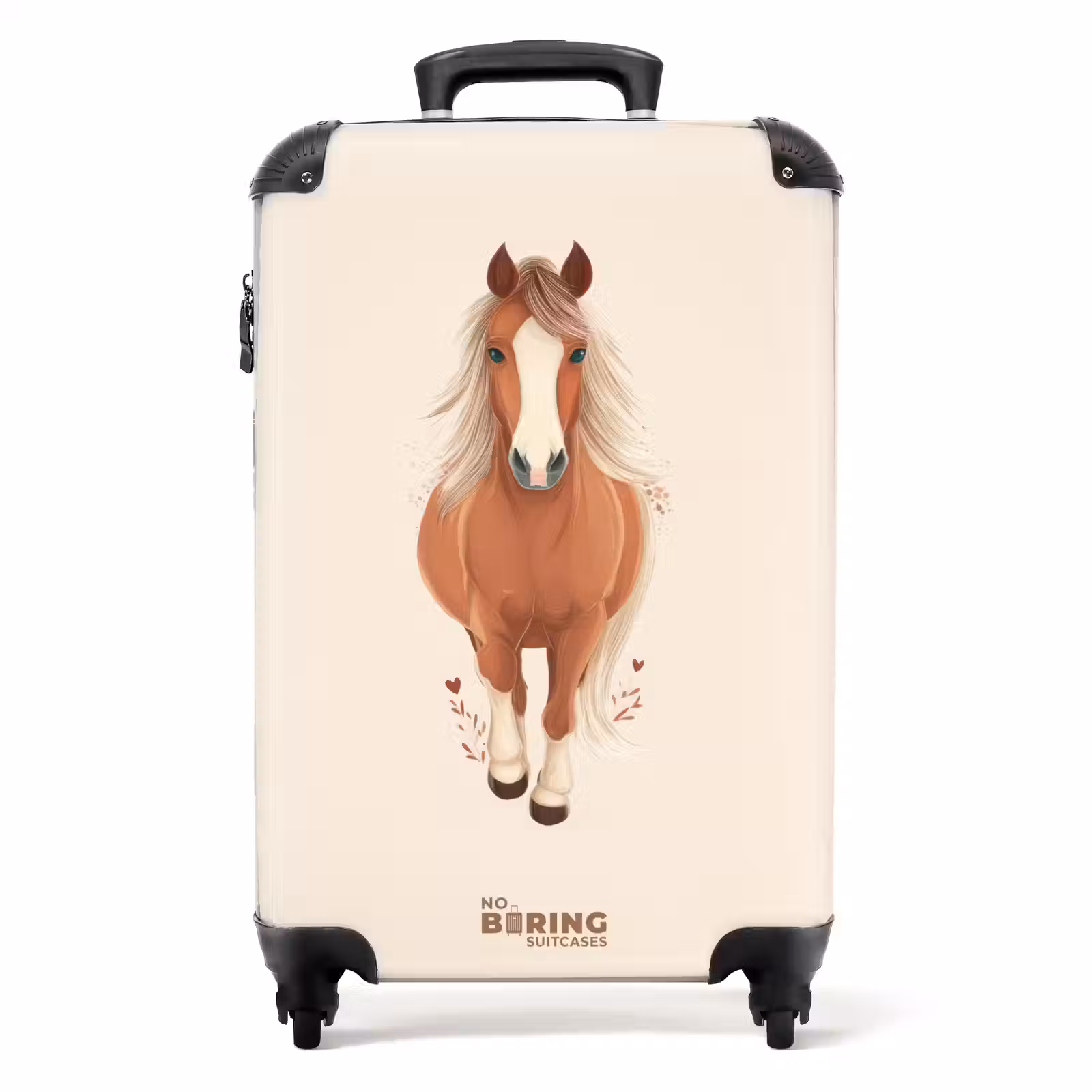 Koffer - Bruin paard in gallop — 1