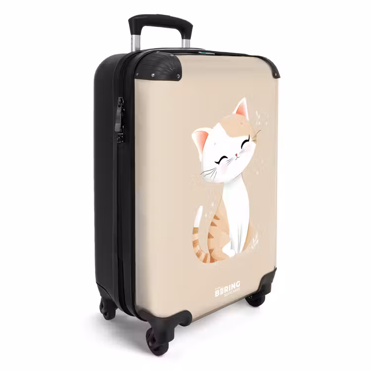 Koffer - Kitten in de kleuren beige en wit — 4