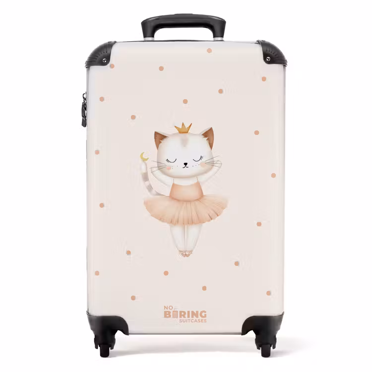 Koffer - Ballerina kitten in beige kleuren — 1